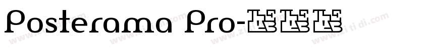 Posterama Pro字体转换